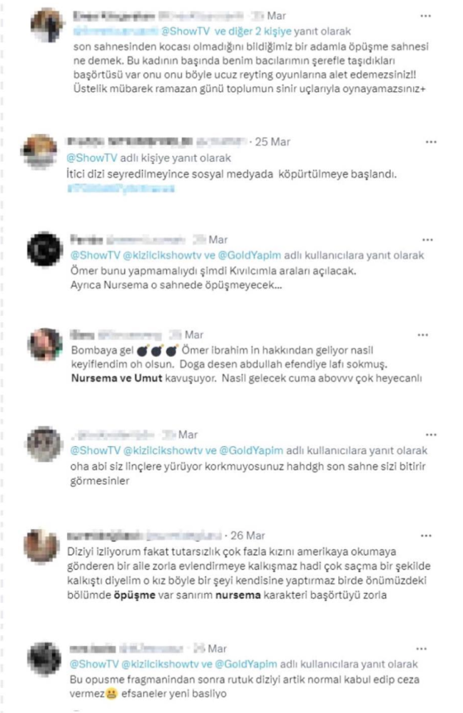 kizilcik serbeti nden nursema ile eski sevgilisinin opusme sahnesi sosyal medyada gundem oldu